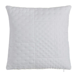 Kussen Crème 40 x 10 x 40 cm Vierkant Geometrisch