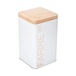 Multi-functionele Kist Nature Scandi Metaal Wit 1 Kg