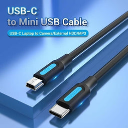 USB-kabel Vention COWBF Zwart 1 m (1 Stuks)