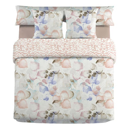 Dekbedovertrek set Pierre Cardin HOJARASCA Roze Bed van 150 3 Onderdelen