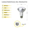 Ledlamp Silver Electronics 999007 R90 E27 Grijs 12 W 3000K