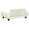 Kinderbank 70x45x33 cm fluweel crmekleurig