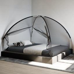 Klamboe met deuren Mongolia 220 gaas 200x180x135 cm zwart