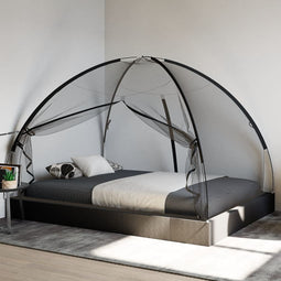 Klamboe met deuren Mongolia 220 gaas 200x150x145 cm zwart