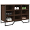 Schoenenkast 90x38x61,5 cm bewerkt hout bruin eikenkleurig