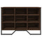 Schoenenkast 90x38x61,5 cm bewerkt hout bruin eikenkleurig