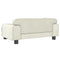 Kinderbank 70x45x30 cm fluweel crmekleurig