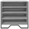 Schoenenkast 80x38x78 cm bewerkt hout grijs sonoma eikenkleurig