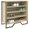 Schoenenkast 80x38x78 cm bewerkt hout sonoma eikenkleurig