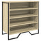 Schoenenkast 80x38x78 cm bewerkt hout sonoma eikenkleurig