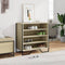 Schoenenkast 80x38x78 cm bewerkt hout sonoma eikenkleurig