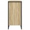 Schoenenkast 80x38x78 cm bewerkt hout sonoma eikenkleurig