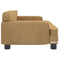 Kinderbank 70x45x30 cm fluweel bruin