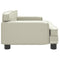 Kinderbank 70x45x30 cm kunstleer crmekleurig