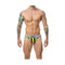 Tanga Mob Eroticwear Geel Zwart L