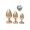 Anale Plug Dream Toys Gleaming Love Gouden
