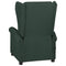 Fauteuil verstelbaar stof taupe