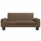 Kinderbank 70x45x30 cm stof bruin