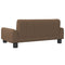 Kinderbank 70x45x30 cm stof bruin