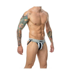 Tanga Mob Eroticwear Wit Zwart L