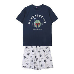 Pyjama Boba Fett Donkerblauw (Volwassenen) Mannen Maat S