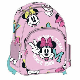 Schoolrugzak Minnie Mouse Fuchsia 32 x 15 x 42 cm