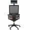 Bureaustoel met hoofdsteun Horna bali P&C BALI710 Roze Licht Roze
