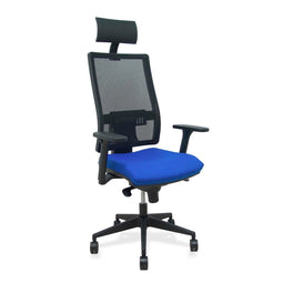 Bureaustoel met hoofdsteun Horna P&C B3DR65C Blauw