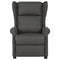 Fauteuil verstelbaar stof wijnrood