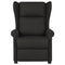 Fauteuil verstelbaar stof bruin