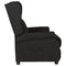 Fauteuil verstelbaar stof bruin