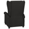 Fauteuil verstelbaar stof bruin