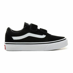Casual Kindersneakers Vans Ward V Zwart Velcro Schoenmaat 38