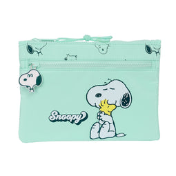 Schoolpennenzak Snoopy Groovy Groen 23 x 16 x 3 cm