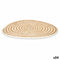 Placemat Wit Katoen Zeealgen (24 Stuks)