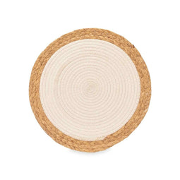 Placemat Wit Katoen Zeealgen (24 Stuks)