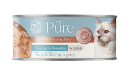 PET REPUBLIC Pure Tuna & Shrimp in gravy - nat kattenvoer - 80g