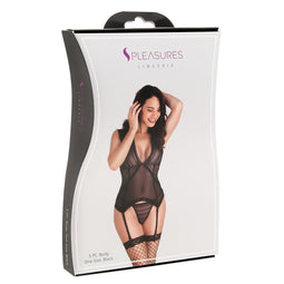 Ondergoed Set S Pleasures Zwart (Één maat)