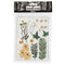 Gedroogde Bloemen en Bladeren Off-white, 19dlg.