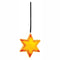 Colorations - Vulbaar Ornament Transparante Ster, Set van 12