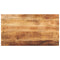 Tafelblad rechthoekig 110x70x2,5 cm massief ruw mangohout