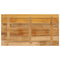 Tafelblad rechthoekig 110x70x2,5 cm massief ruw mangohout