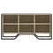 Schoenenkast 90x38x45,5 cm bewerkt hout sonoma eikenkleurig