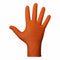 Handschoenen van nitril JUBA Agility Grip Oranje Nitril Stofvrij 50 Stuks Maat 9