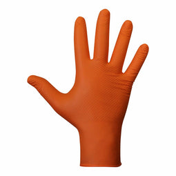 Handschoenen van nitril JUBA Agility Grip Oranje Nitril Stofvrij 50 Stuks Maat 10