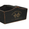 Set van trays Home ESPRIT Zwart Sparrenhout 35 x 22 x 18 cm