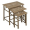 Bijzettafel Natuurlijk Bamboe 57 x 38 x 55 cm 45 x 32 x 47 cm 34 x 26 x 40 cm 3 Onderdelen (3 Stuks)