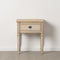 Nachtkastje Crème Natuurlijk Sparrenhout Hout MDF 56 x 36 x 68 cm