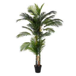 Decoratieve plant 100 x 130 x 210 cm Groen PVC Palmboom