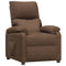 Fauteuil verstelbaar stof bruin